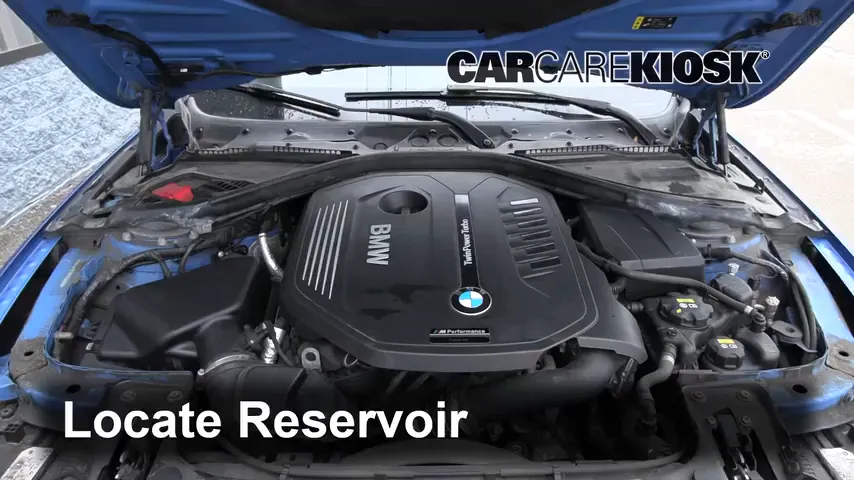 2017 BMW 340i xDrive 3.0L 6 Cyl. Turbo Windshield Washer Fluid Add Fluid